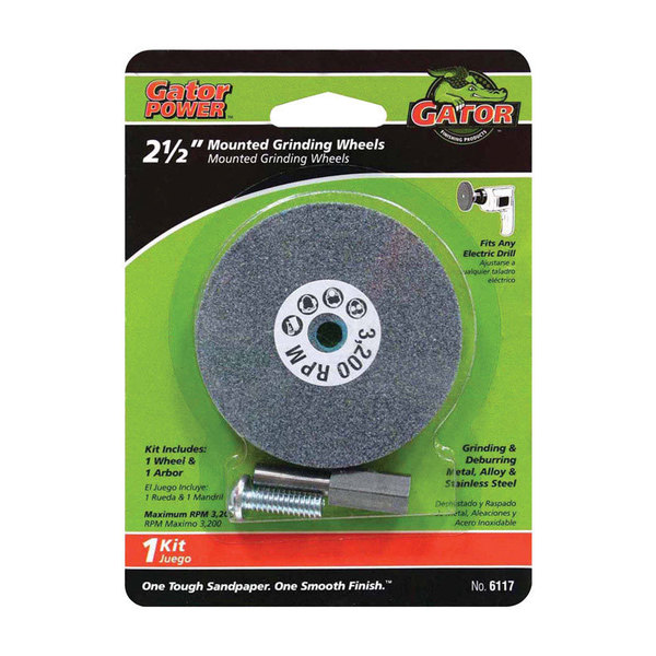 Gator Finishing GRIND WHEEL 2.5""X3/8"" 6117